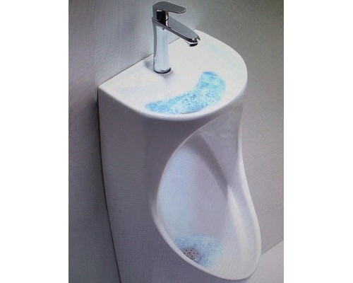 Писсуар CeramaLux X573P подвесной с горизонтальным выпуском