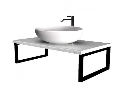 Столешница под раковину 1MarKa Grunge Loft 90 У85840 подвесная Бетон светлый