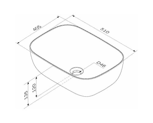 Раковина-чаша AM.PM Func 51 M8FWCC10510WG Белая