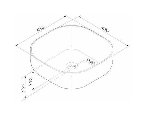 Раковина-чаша AM.PM Func 43 M8FWCC30430WG Белая