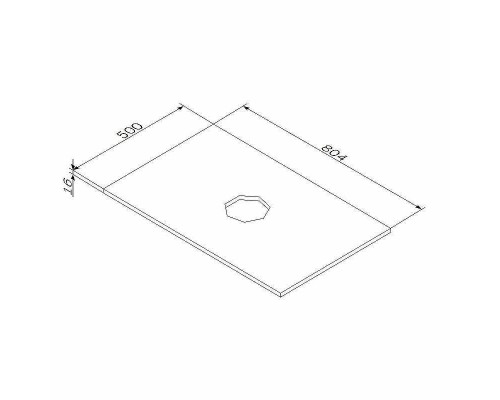 Столешница под раковину AM.PM Func 80 M8FST0800WM Белая матовая