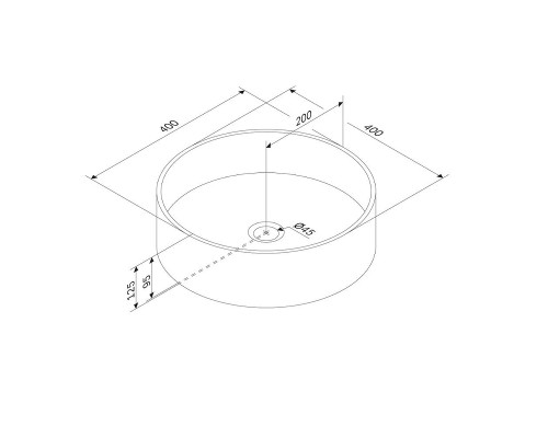 Раковина-чаша AM.PM Func 40 M8FWCC40400WG цвет Белый