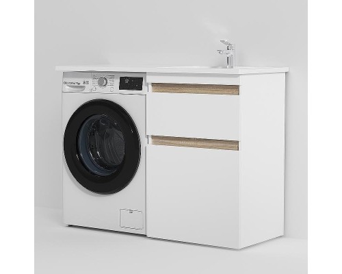 Раковина AM.PM X-Joy 120 R M85AWPR1201WG с местом под стиральную машину Белая