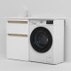 Раковина AM.PM X-Joy 120 L M85AWPL1201WG с местом под стиральную машину Белая