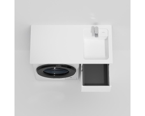 Раковина AM.PM X-Joy 100 R M85AWPR1001WG с местом под стиральную машину Белая