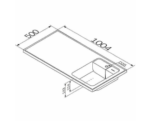 Раковина AM.PM X-Joy 100 R M85AWPR1001WG с местом под стиральную машину Белая