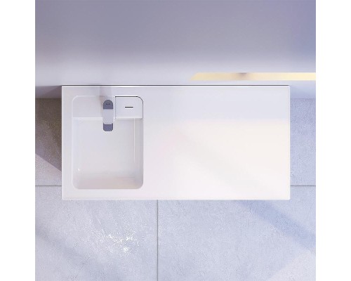 Раковина AM.PM X-Joy 100 L M85AWPL1001WG с местом под стиральную машину Белая