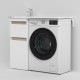 Раковина AM.PM X-Joy 100 L M85AWPL1001WG с местом под стиральную машину Белая
