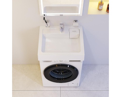 Раковина AM.PM X-Joy 60 M85AWCC0602WG на стиральную машину Белая