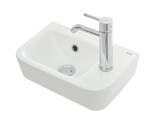 Раковина AQUAme 38 R AQM5006R Белая глянцевая