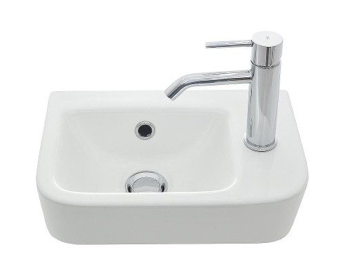 Раковина AQUAme 38 R AQM5006R Белая глянцевая