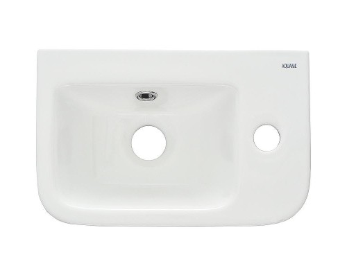 Раковина AQUAme 38 R AQM5006R Белая глянцевая