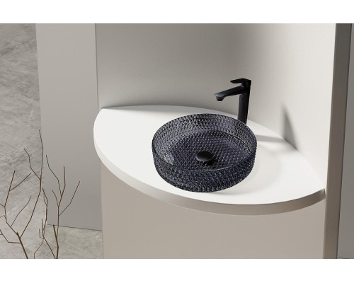 Раковина-чаша Abber Glas 40 AK2301B Черная