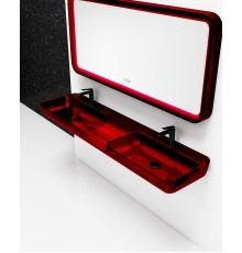 Раковина Abber Kristall 150 AT2807Rubin Красная