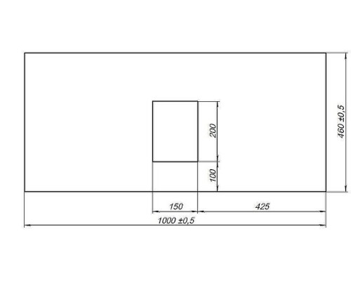 Столешница под раковину Allen Brau Infinity 100 1.21012.DG-S Пепел структ