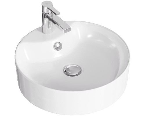 Раковина Aqwella Sanita Luxe Best Shelf 43 WB.CT/Best/43-C.Shelf/WHT Белая