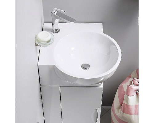 Раковина Aqwella Дельта 45 4640021061435 угловая Белая