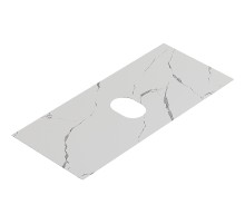 Столешница под раковину Aqwella Geometria 100 STG1014X456MW Белый мрамор