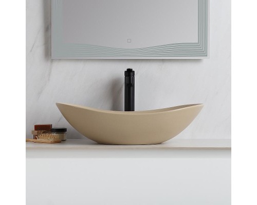 Раковина-чаша BelBagno 60 BB1404-H316 Бежевая матовая