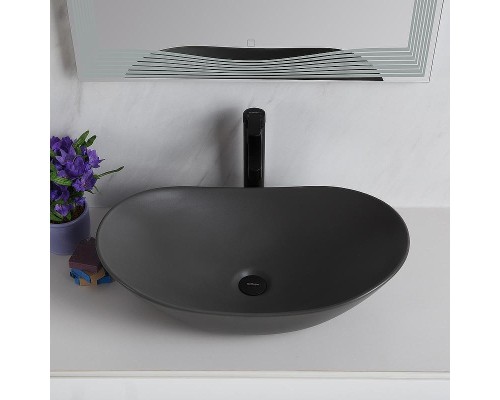 Раковина-чаша BelBagno 60 BB1404-H311 Серая матовая