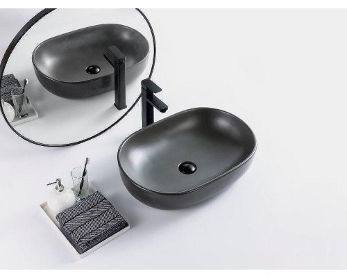 Раковина-чаша BelBagno 60 BB1084-H311 Серая матовая