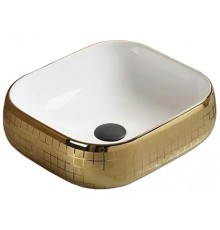 Раковина CeramaLux 45 C1068 Золотая