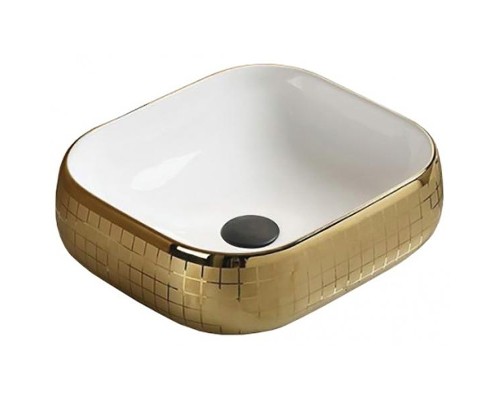 Раковина CeramaLux 45 C1068 Золотая