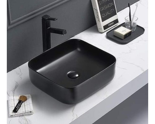 Раковина-чаша CeramaLux 39 2106 Черная матовая