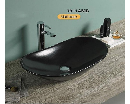 Раковина-чаша CeramaLux 61 7811AMB Черная матовая