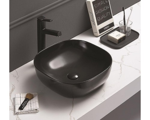 Раковина-чаша CeramaLux 41 78107МВ Черная матовая