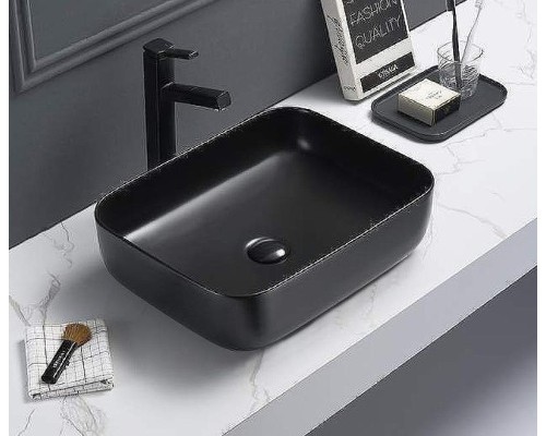 Раковина-чаша CeramaLux 50 2105-1МВ Черная матовая