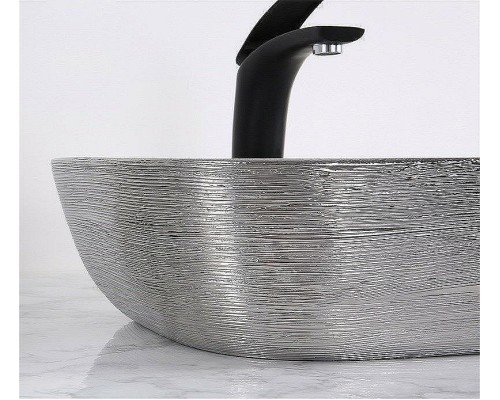 Раковина-чаша CeramaLux 46 D1333H131 Серебро Белая