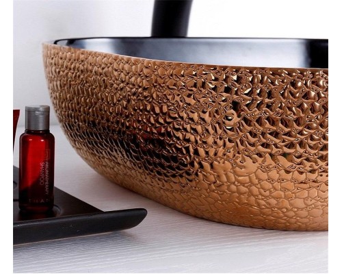 Раковина-чаша CeramaLux 50 D1302H024 Медь Черная