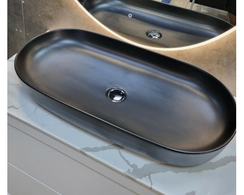 Раковина-чаша CeramaLux 80 78327MB Черная матовая