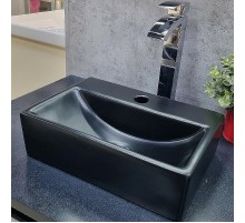 Раковина CeramaLux 36 9135-1MB Черная матовая