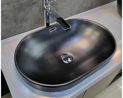 Раковина CeramaLux 60 5006CMB Черная матовая