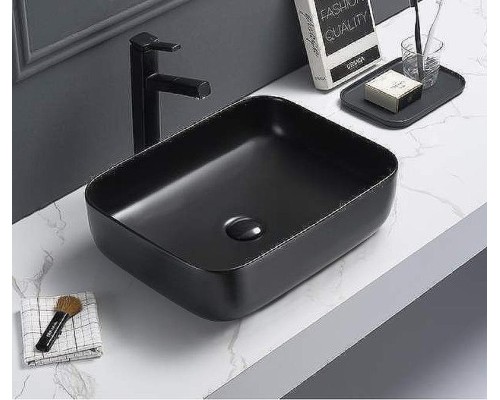 Раковина-чаша CeramaLux 50 2105B Черная глянцевая