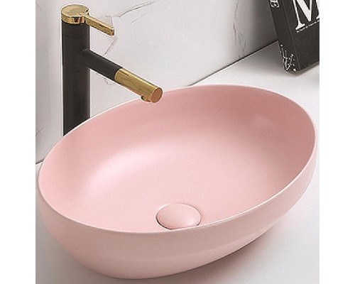 Раковина-чаша CeramaLux 50 78590MP Розовая матовая
