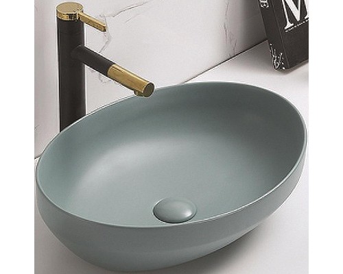 Раковина-чаша CeramaLux 50 78590MLG Зеленая матовая