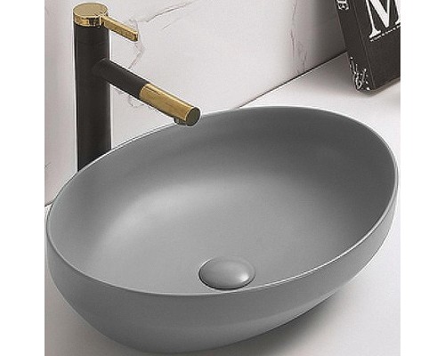 Раковина-чаша CeramaLux 50 78590MH Светло-серая матовая