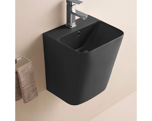 Раковина CeramaLux 38 500QMB Черная матовая