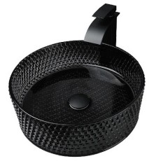 Раковина-чаша CeramaLux 36 GL03A Черная