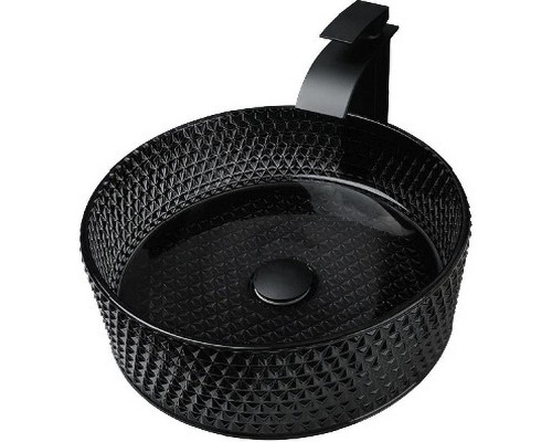 Раковина-чаша CeramaLux 36 GL03A Черная