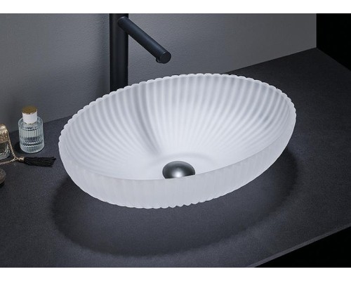 Раковина-чаша CeramaLux 51 GL49-JA Белая матовая