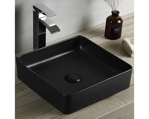 Раковина-чаша CeramaLux 37 1305-1MB Черная матовая