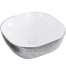 Раковина-чаша CeramaLux 42 D1301H021 Белая Серебро