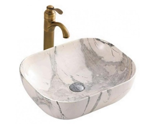 Раковина-чаша CeramaLux 50 K397G125 Белая Серая