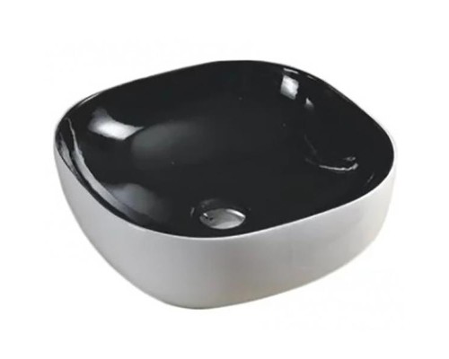 Раковина-чаша CeramaLux 43 360 Черная Белая