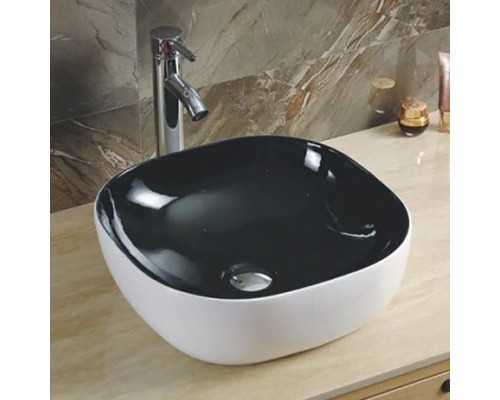 Раковина-чаша CeramaLux 43 360 Черная Белая