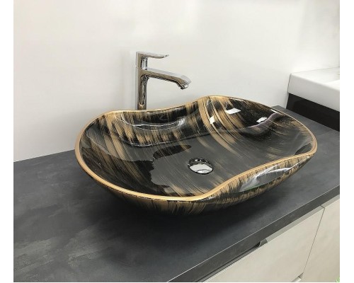 Раковина-чаша CeramaLux 66 7097 Бронза